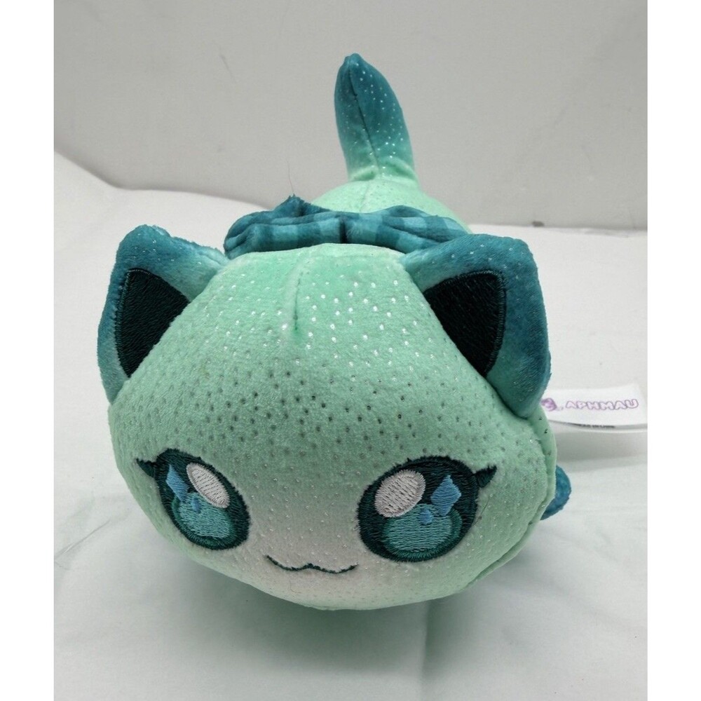 Aphmau MeeMeows Litter 6 Kim Cat Glitter Edition Emerald Green 6" Plush